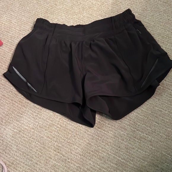 lululemon athletica Pants - Lulu lemon black size 6 shorts